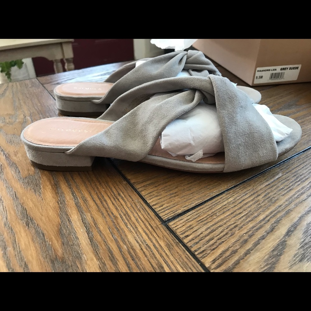 Halogen Andre Suede Slide Sandal
